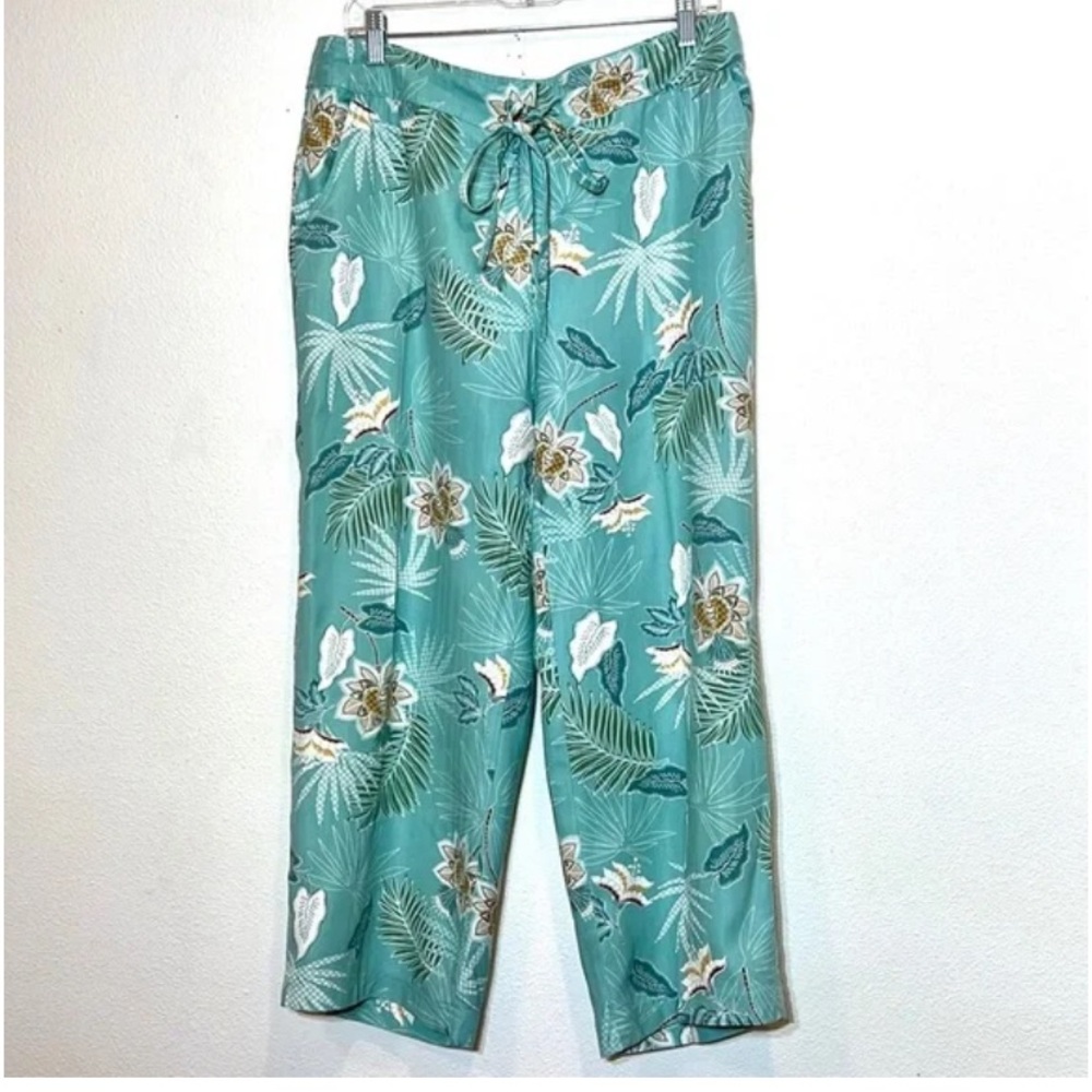 🦄 4/$20 Women C’est City 100% Silk Pants Size 10 NWOT